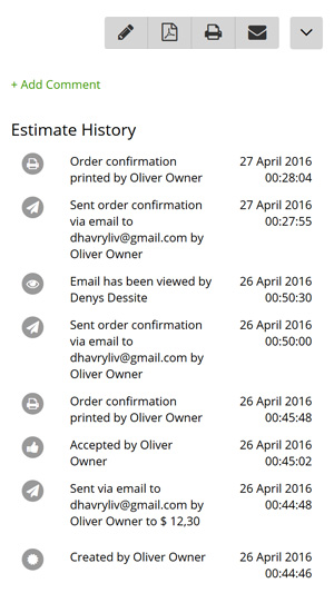 Professional estimate tool for Business