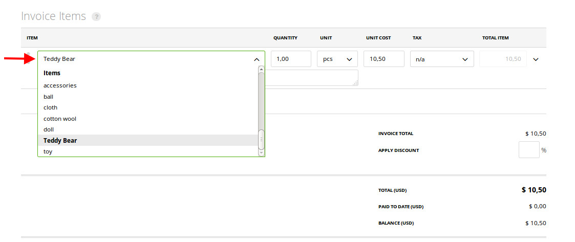 Update an existing product
