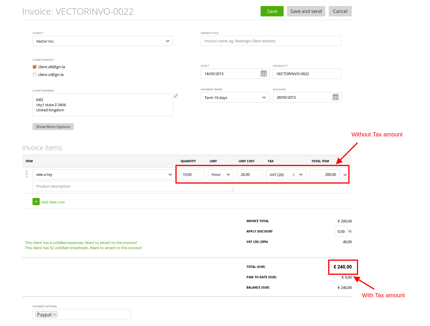 How will taxes be calculated for my products?