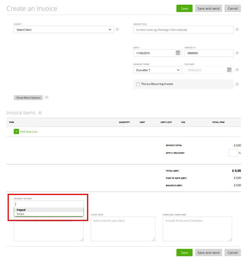 Add payment methods